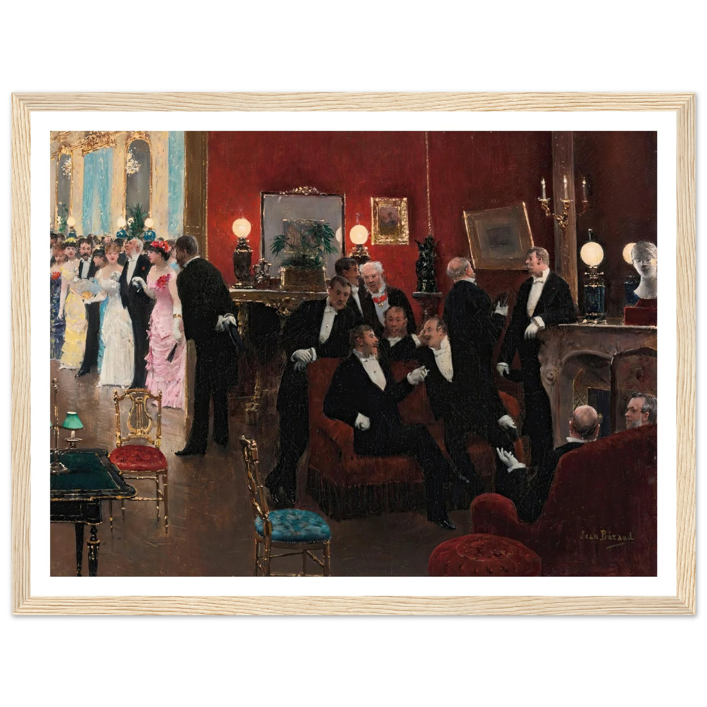 La réception Art Print | Jean Beraud-Quipham Collections