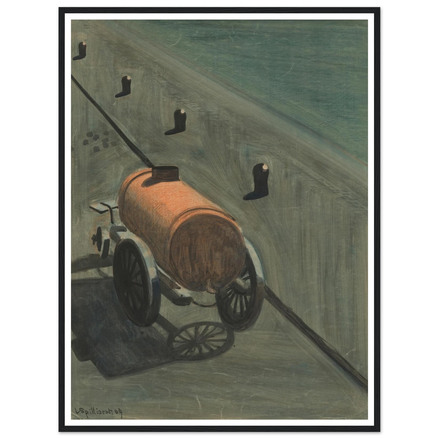 De waterkar (1909) Art Print | Leon Spilliaert-Quipham Collections