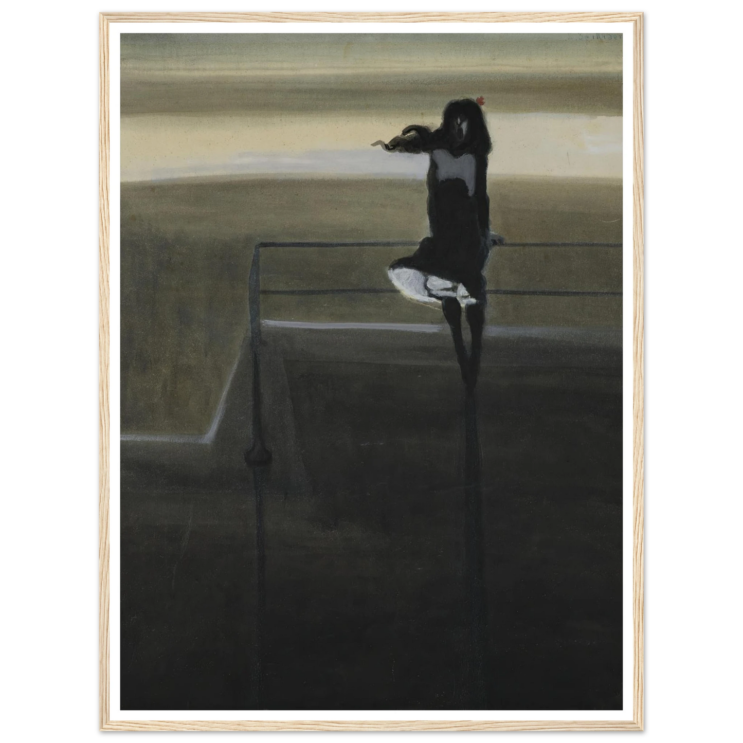 The gust of wind (1904) Art Print | Leon Spilliaert-Quipham Collections