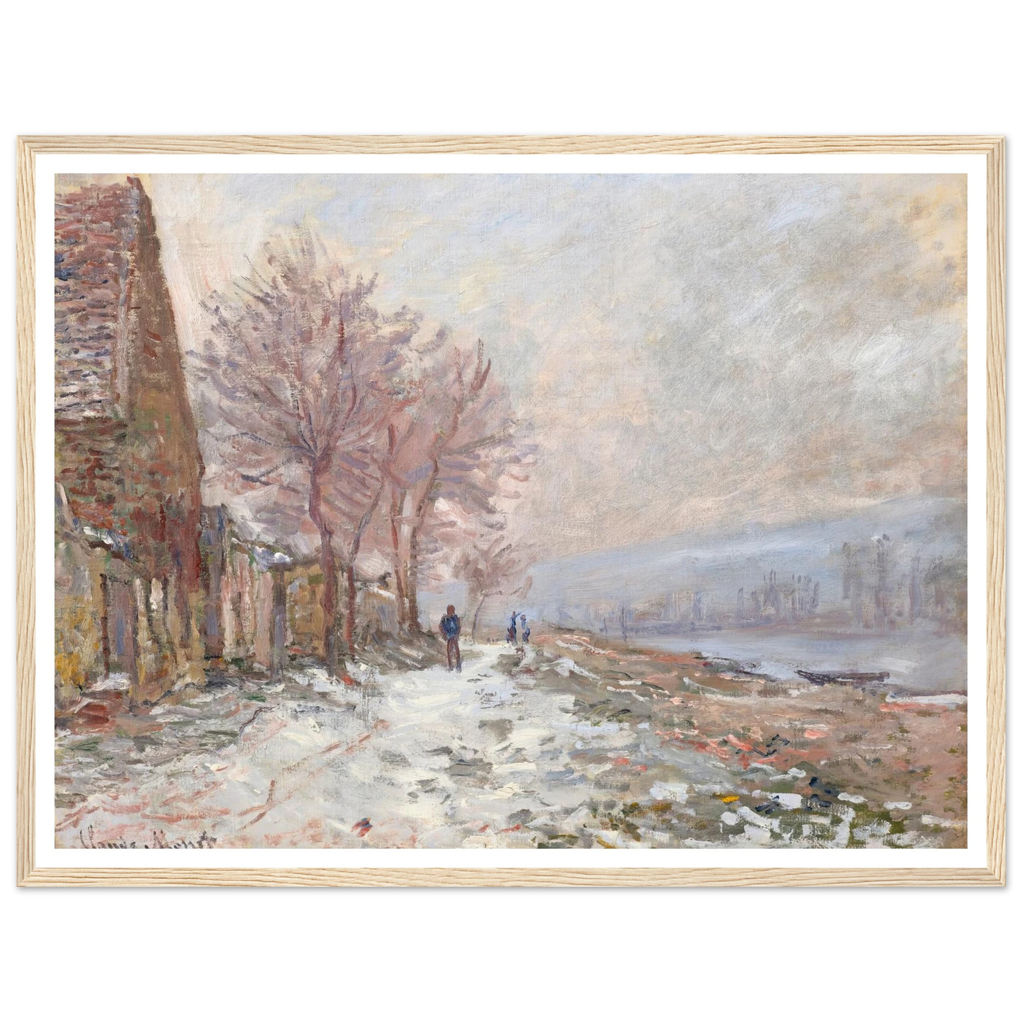 Lavacourt, l’hiver (1879) Art Print | Claude Monet-Quipham Collections