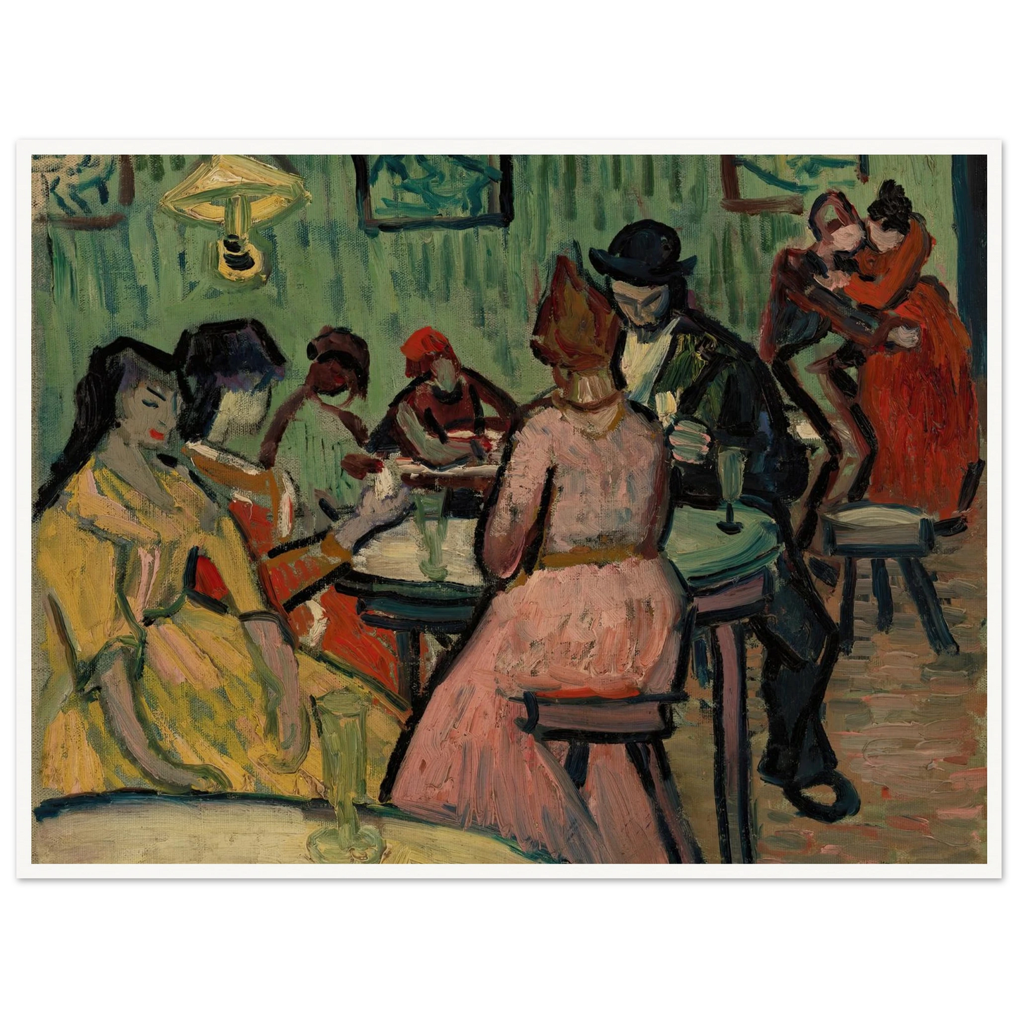 The Brothel (Le Lupanar) (1888) Art Print | Vincent van Gogh-Quipham Collections