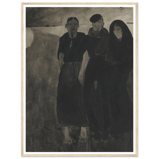 Fishermen And Women Art Print | Leon Spilliaert-Quipham Collections
