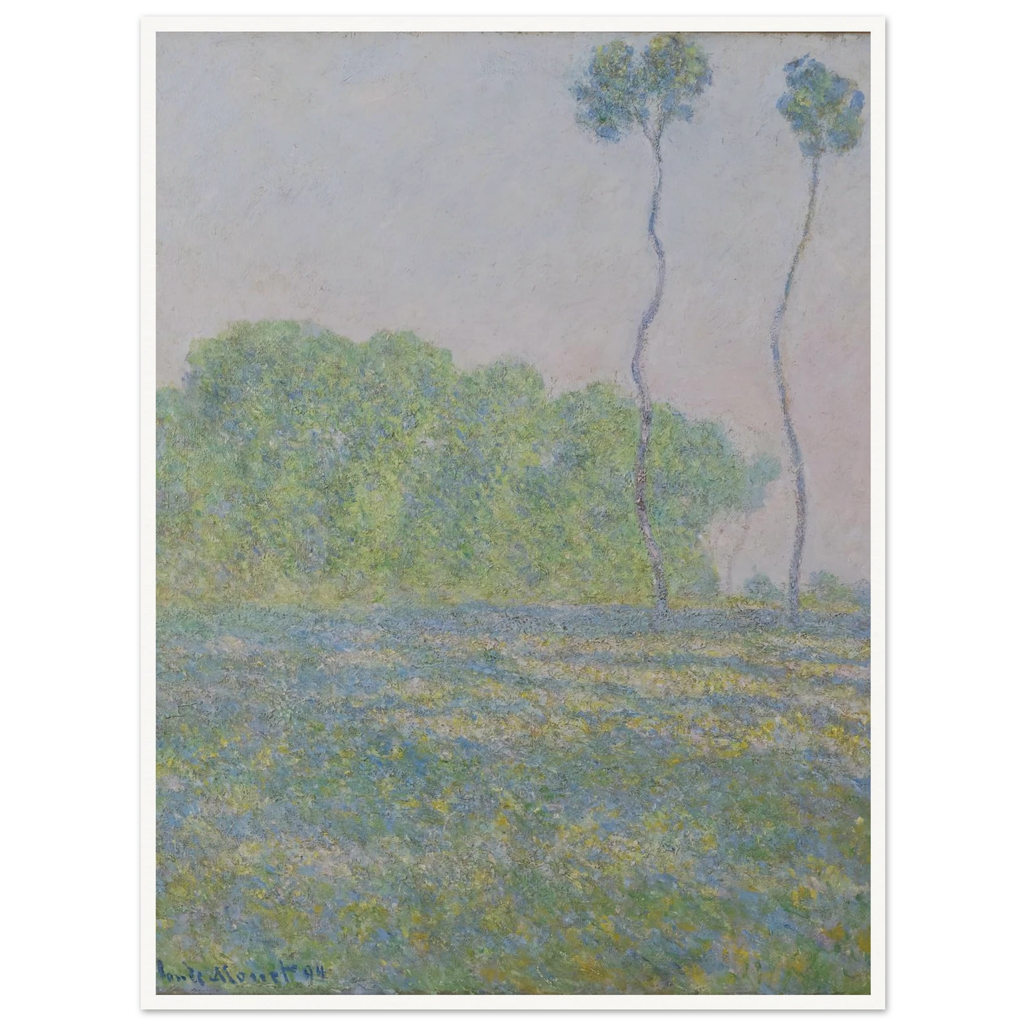 Meadow at Giverny (1894) Art Print | Claude Monet-Quipham Collections