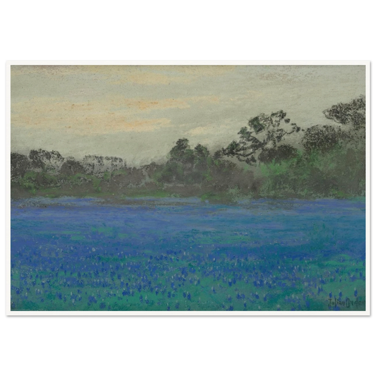 Bluebonnet Field (1921) Art Print | Julian Onderdonk-Quipham Collections