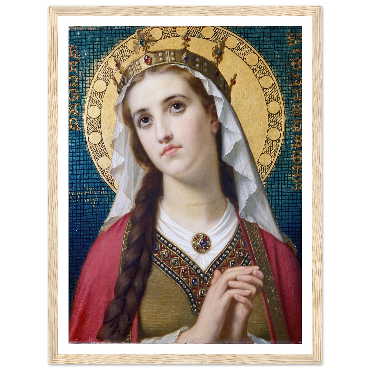 Saint Elizabeth Of Hungary (1879) Art Print | Hugues Merle-Quipham Collections