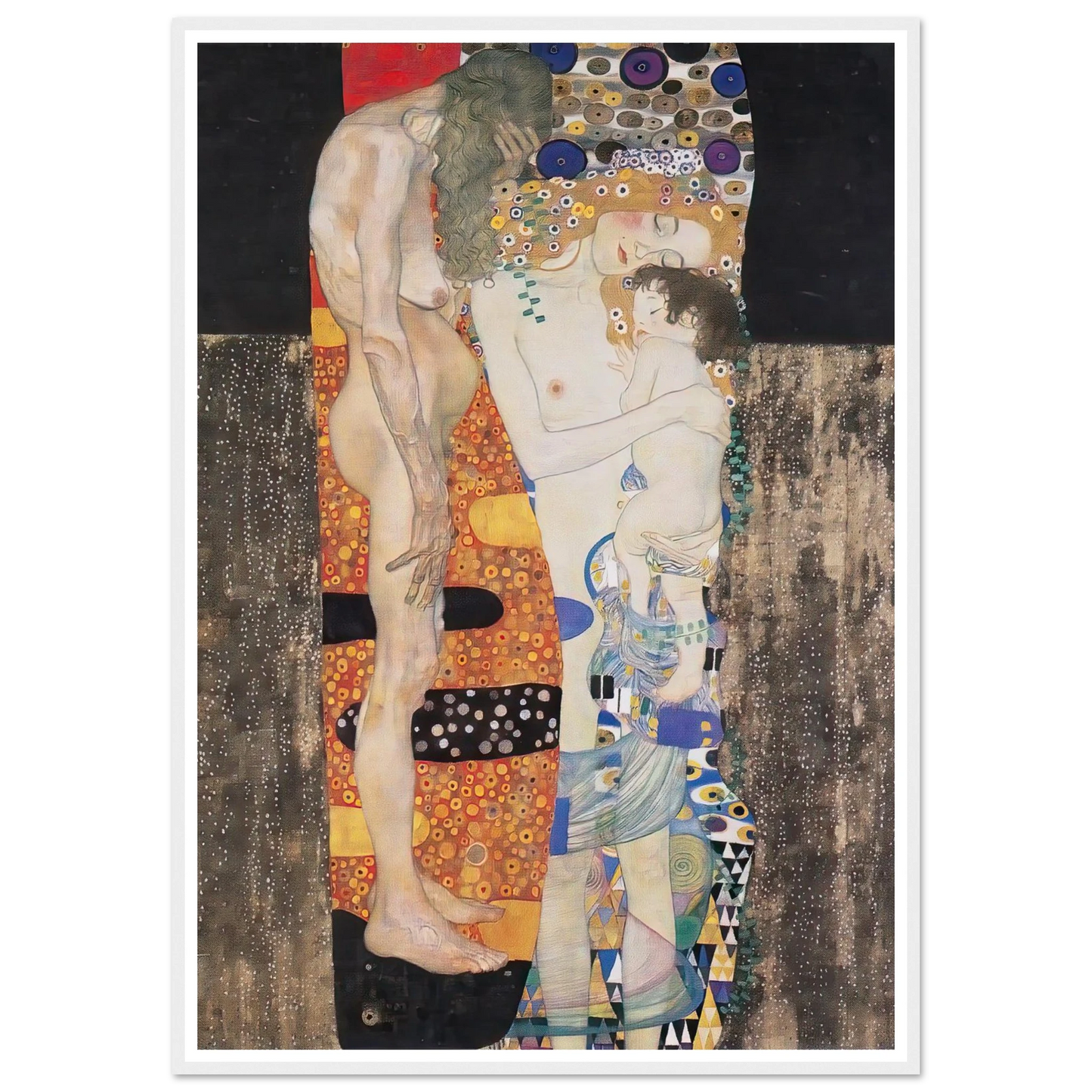 The Three Ages of the Woman (1905) Art Print | Gustav Klimt-Quipham Collections