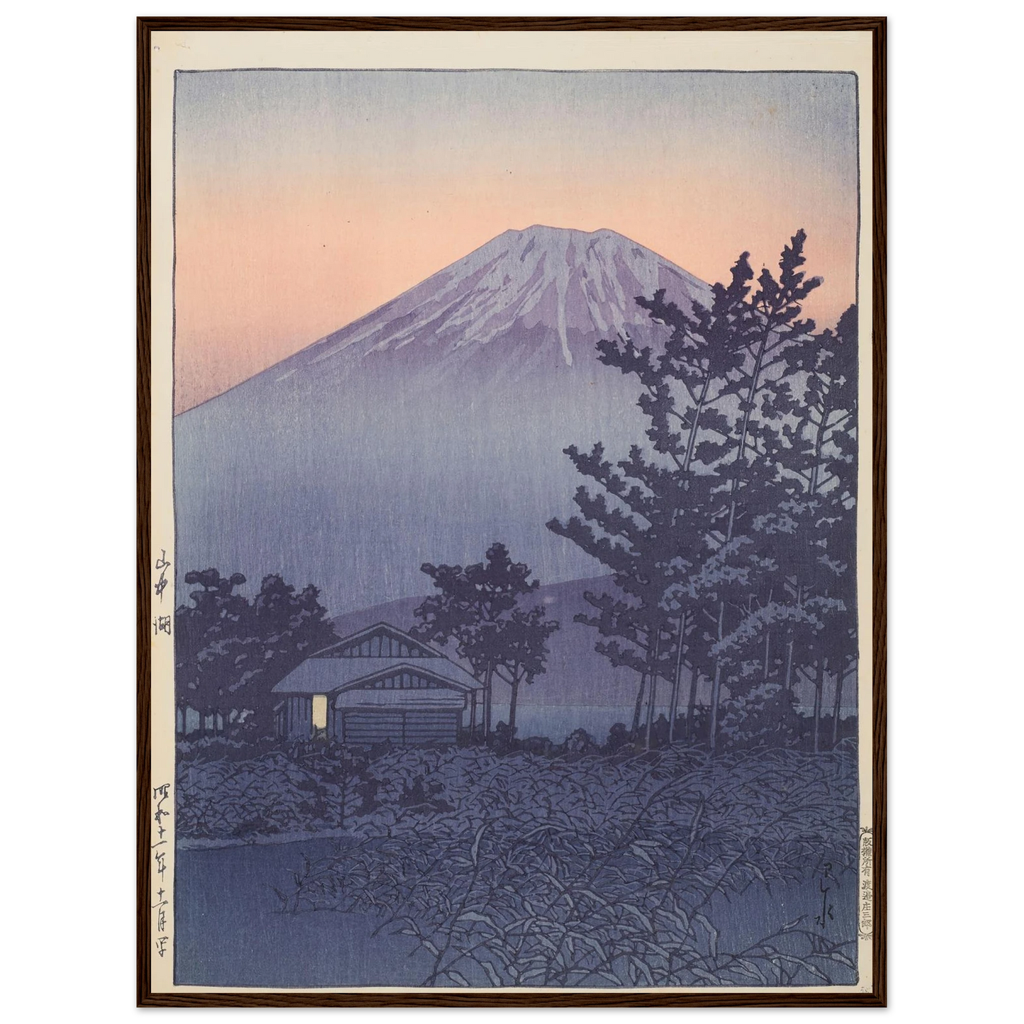 Yamanakako (Lake Yamanaka) (1936) Art Print | Kawase Hasui-Quipham Collections