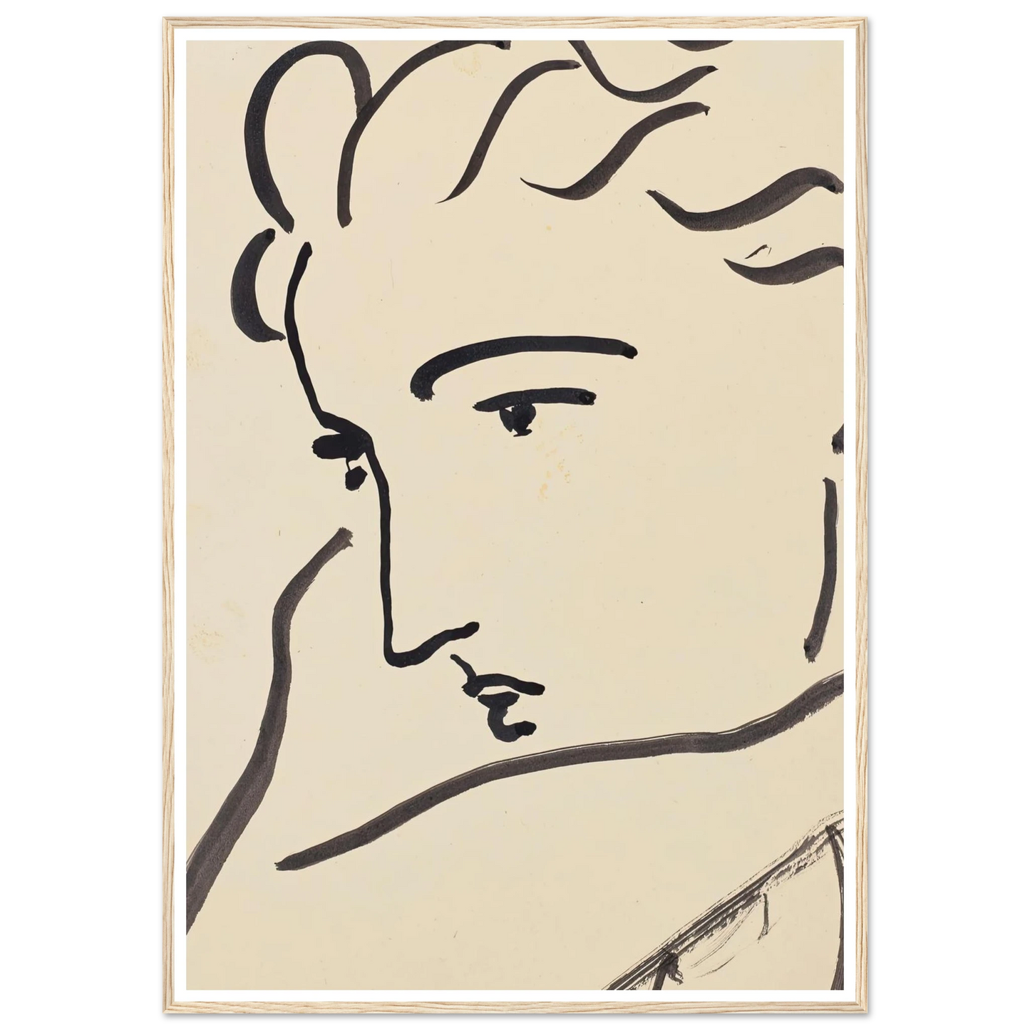 Profil de femme (1946) Art Print | Henri Matisse-Quipham Collections