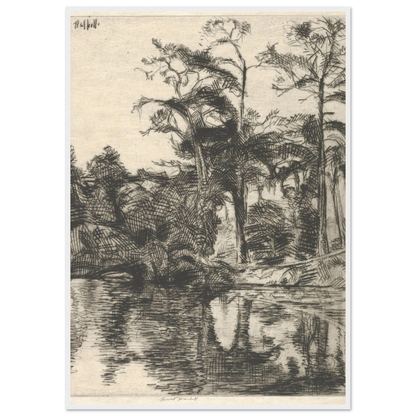 Alligator Pool (1914) Art Print | Ernest Haskell-Quipham Collections