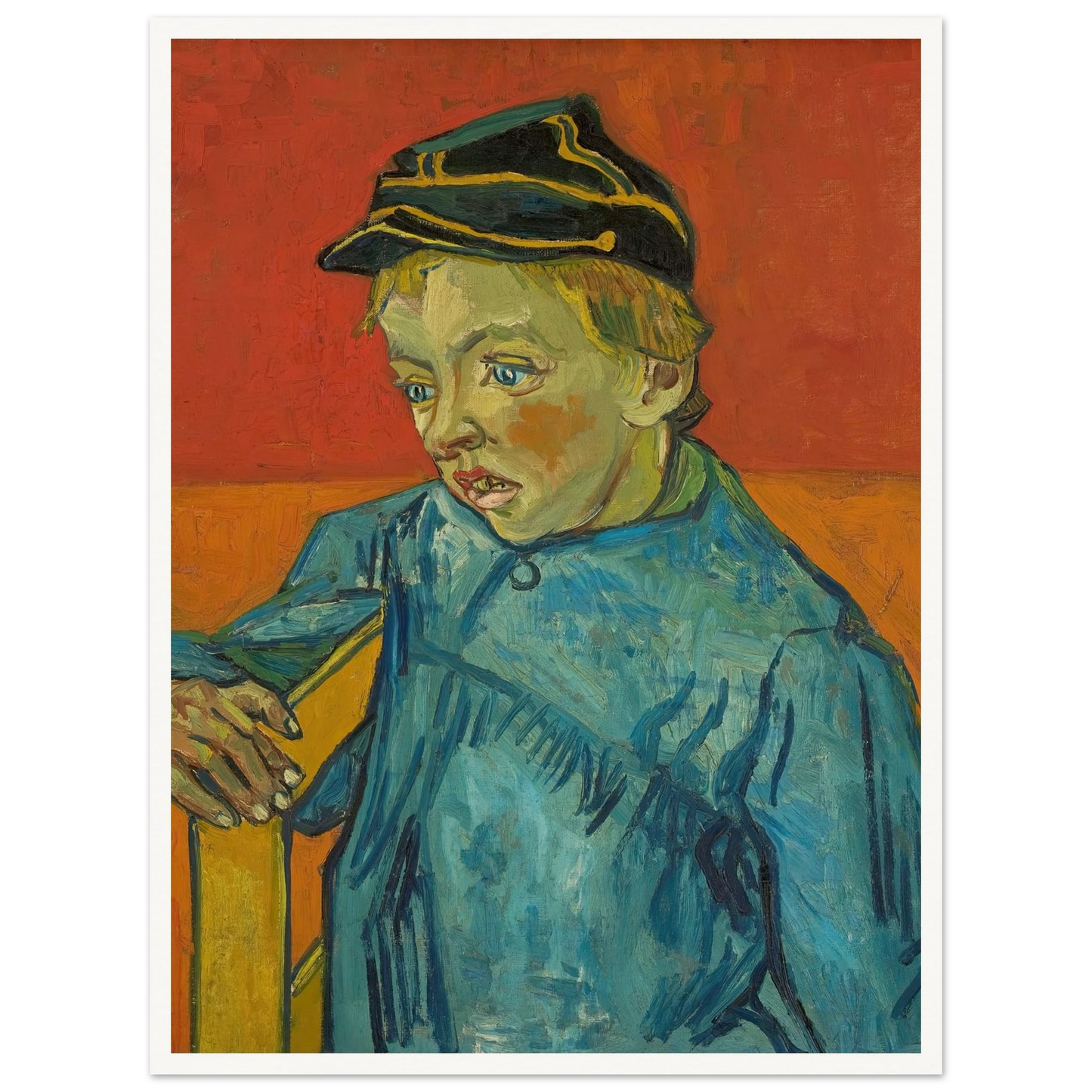 The Schoolboy (Camille Roulin) (1888) Art Print | Vincent van Gogh-Quipham Collections