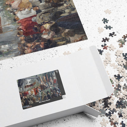 Procession in Hofgastein Puzzle | Adolph von Menzel-Quipham Collections