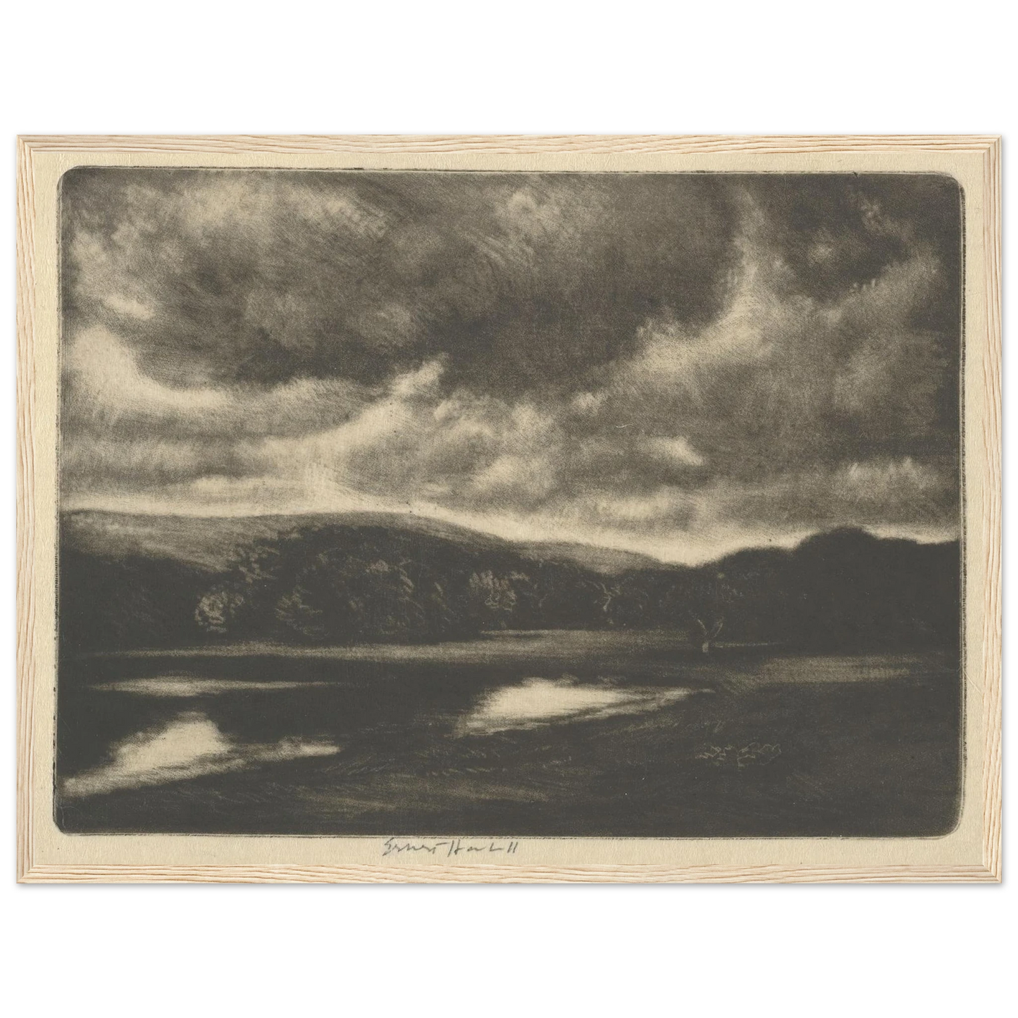 Evening Shadows (1919-1920) Art Print | Ernest Haskell-Quipham Collections
