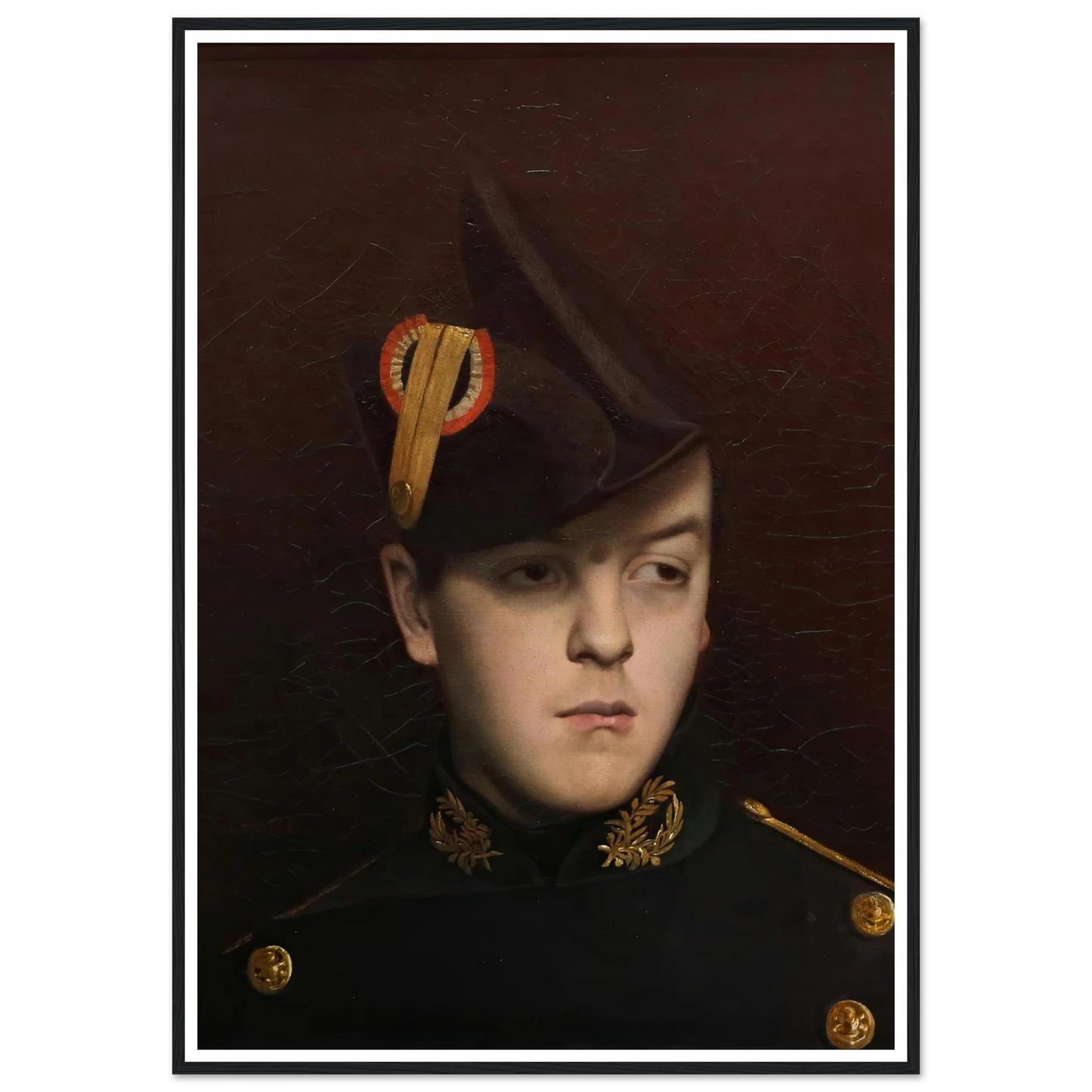 Portrait of Armand Gérome Art Print | Jean Leon Gerome-Quipham Collections