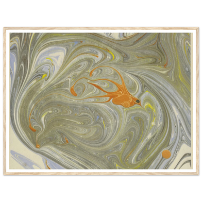 Marmorpapier (mit Vogelmotiv) (1903 - 1907) Art Print | Josef Hoffmann-Quipham Collections