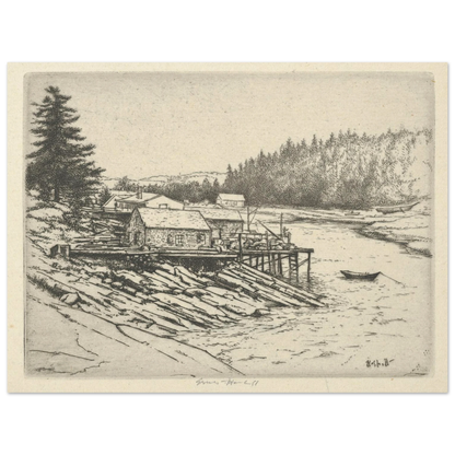 Carrying Place (1923) Art Print | Ernest Haskell-Quipham Collections
