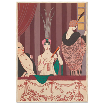 La Loge (1914) Art Print | George Barbier-Quipham Collections