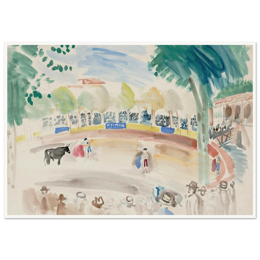 La corrida (1920) Art Print | Raoul Dufy-Quipham Collections