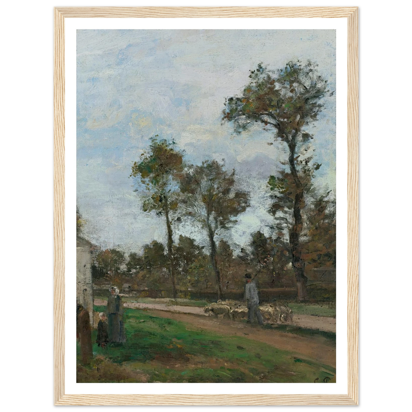 Route À Louveciennes (circa 1870) Art Print | Camille Pissarro-Quipham Collections