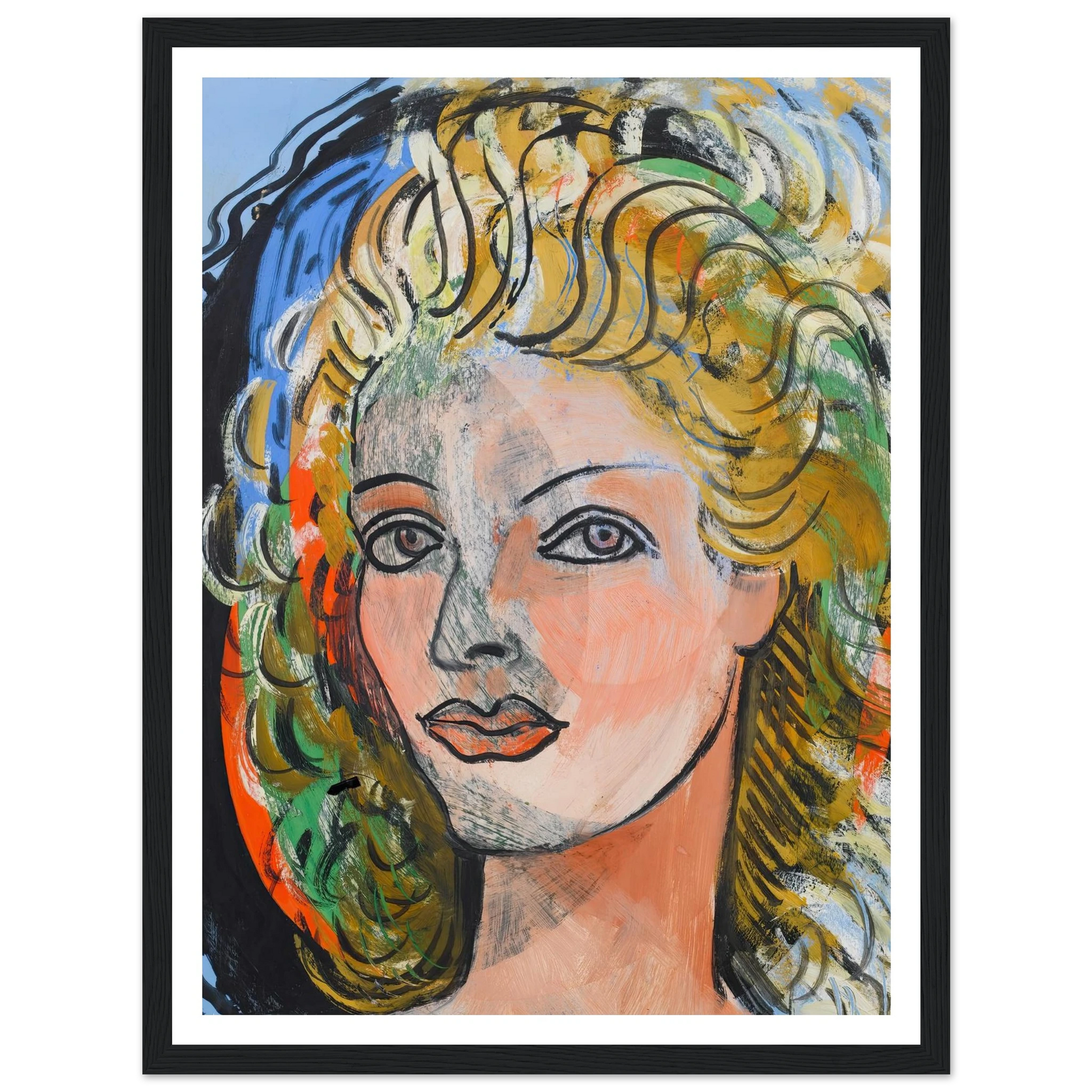 La blonde (circa 1940-1946) Art Print | Francis Picabia-Quipham Collections