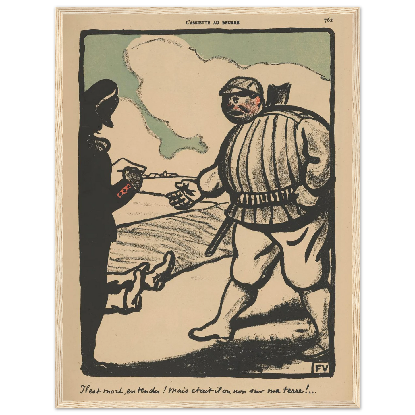 Il est mort, entendu ! (…) (1902) Art Print | Felix Vallotton-Quipham Collections