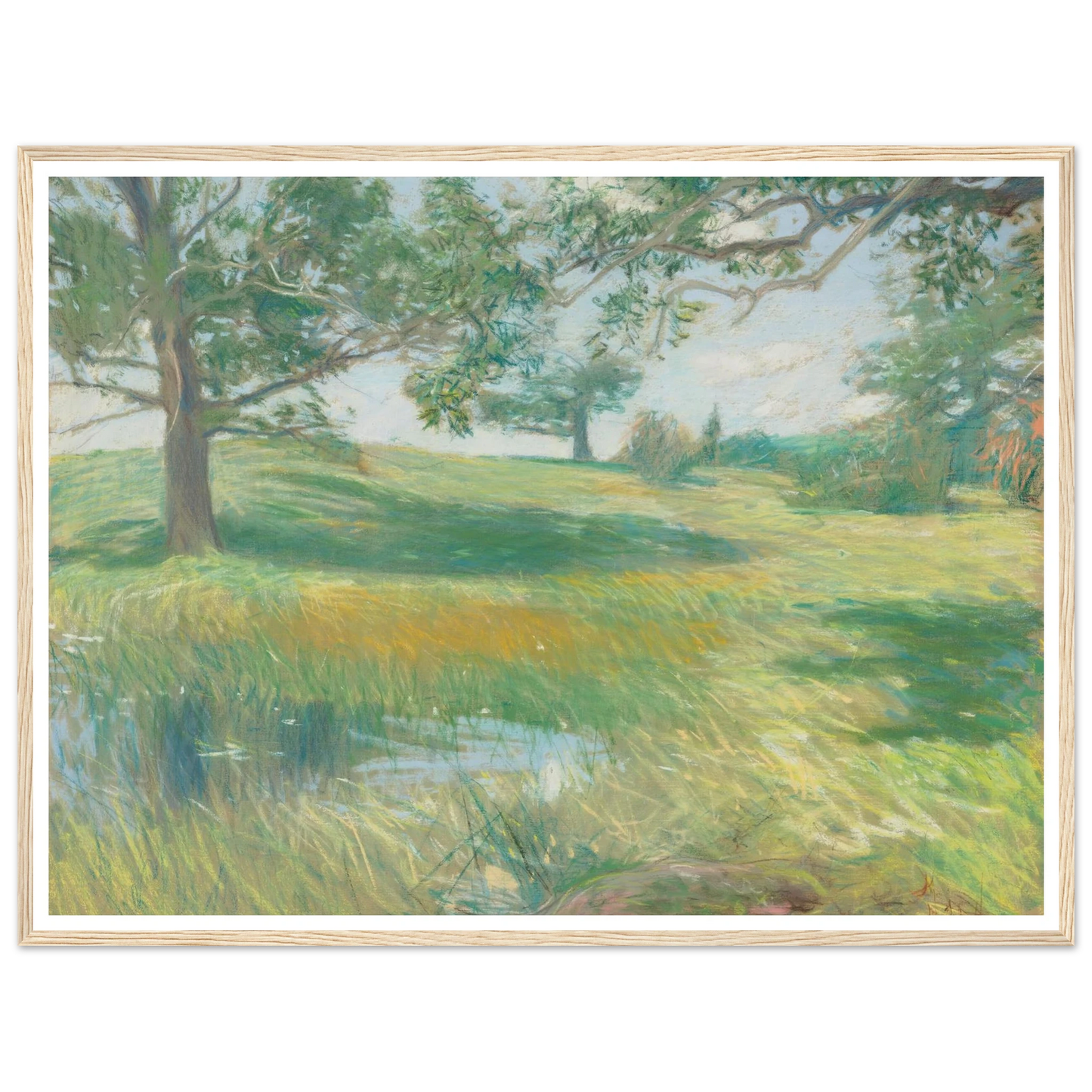 Meadows (circa 1891) Art Print | Childe Hassam-Quipham Collections