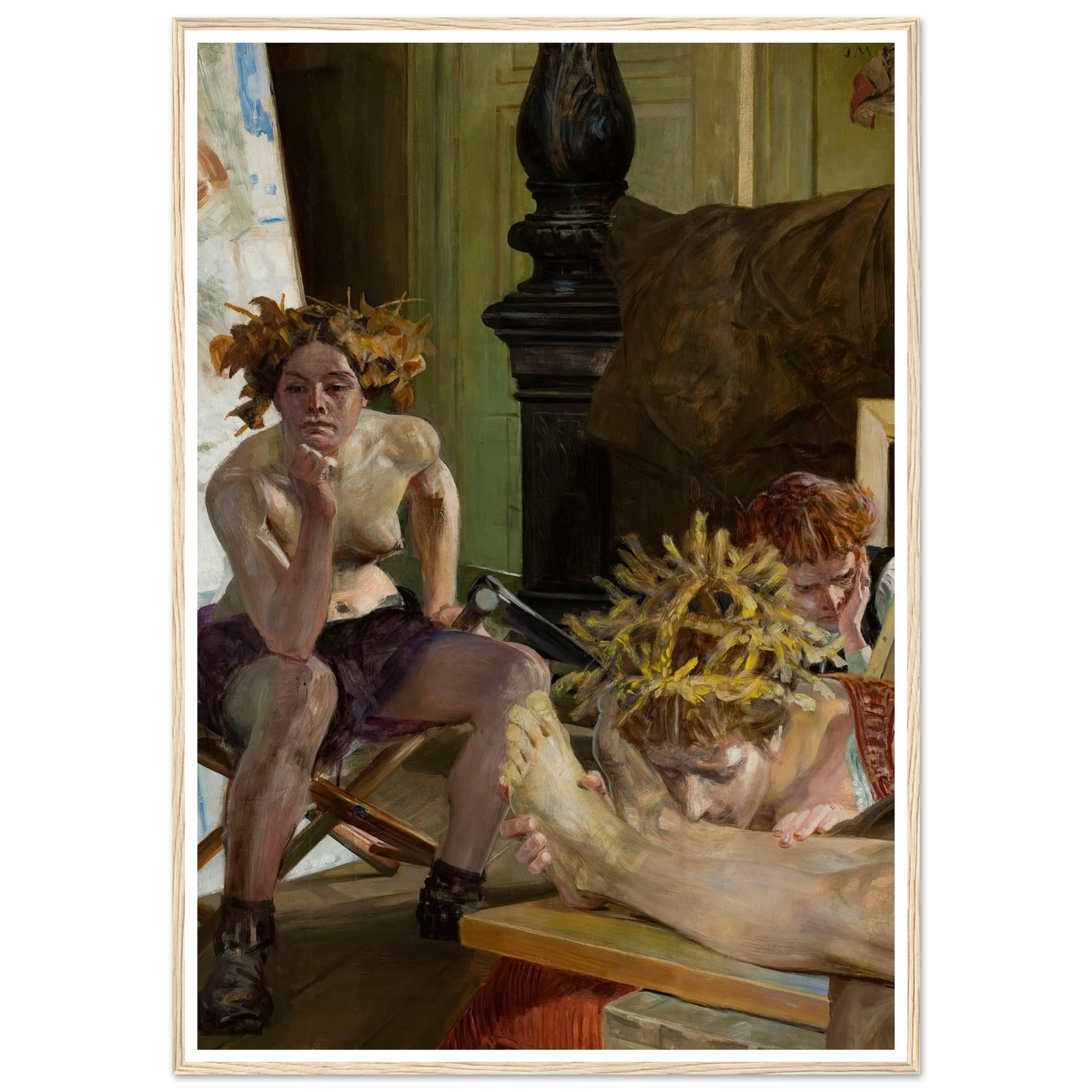 Artist’s death (1909) Art Print | Jacek Malczewski-Quipham Collections