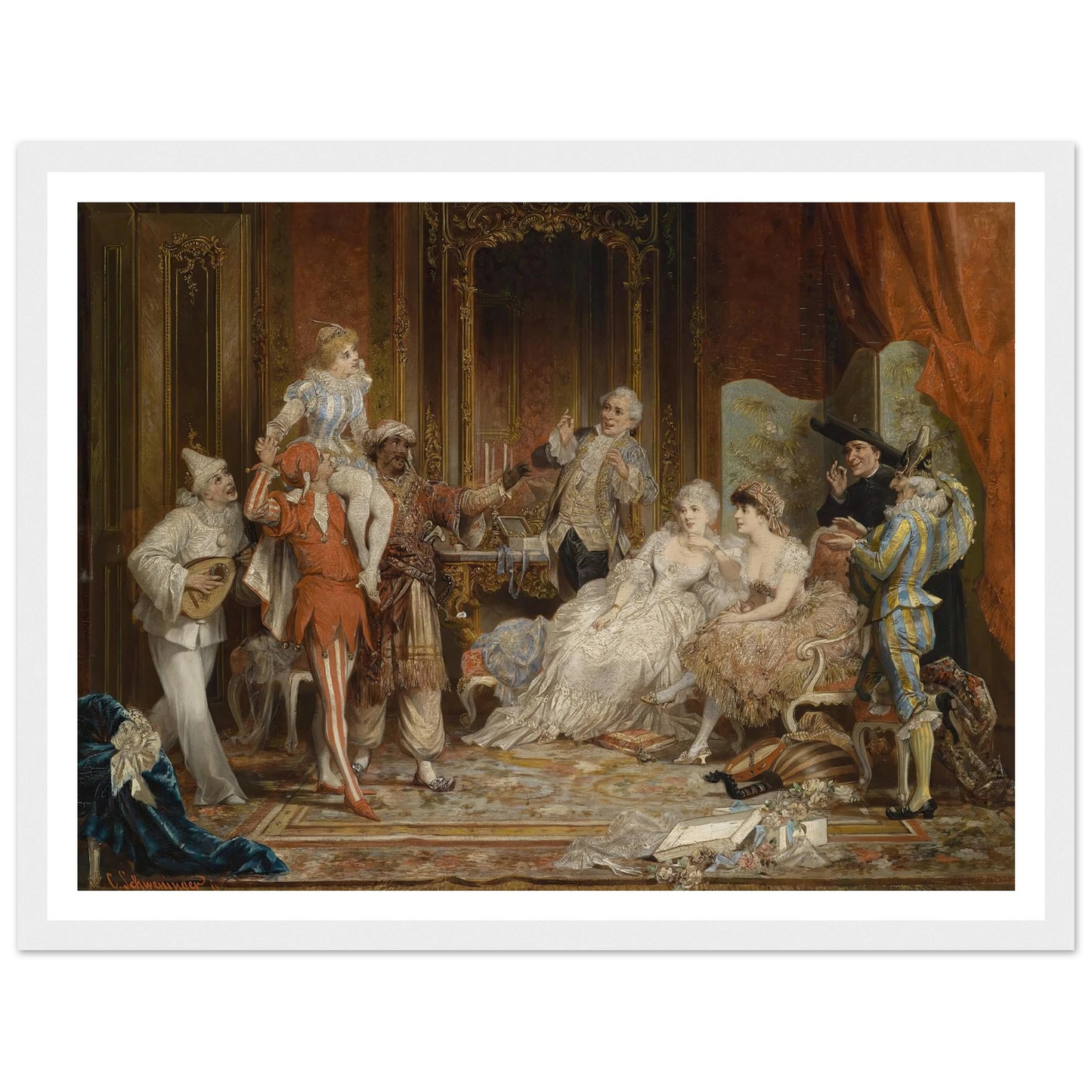 Karneval Art Print | Carl Schweninger Jr-Quipham Collections