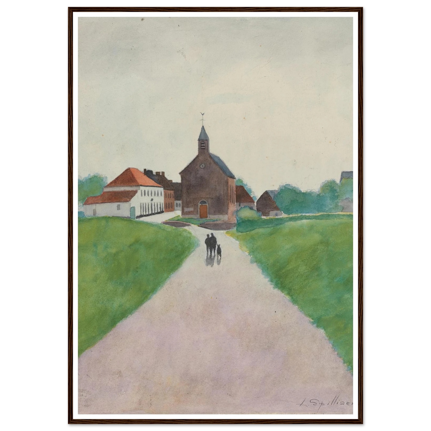 Au temps que Nanette était perdue pl. 4 (1931) Art Print | Leon Spilliaert-Quipham Collections