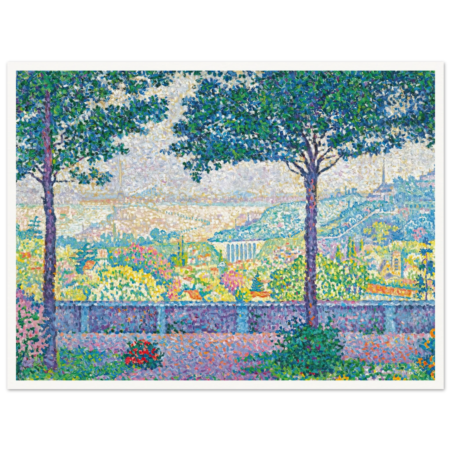 Terrasse De Meudon (1899) Art Print | Paul Signac-Quipham Collections