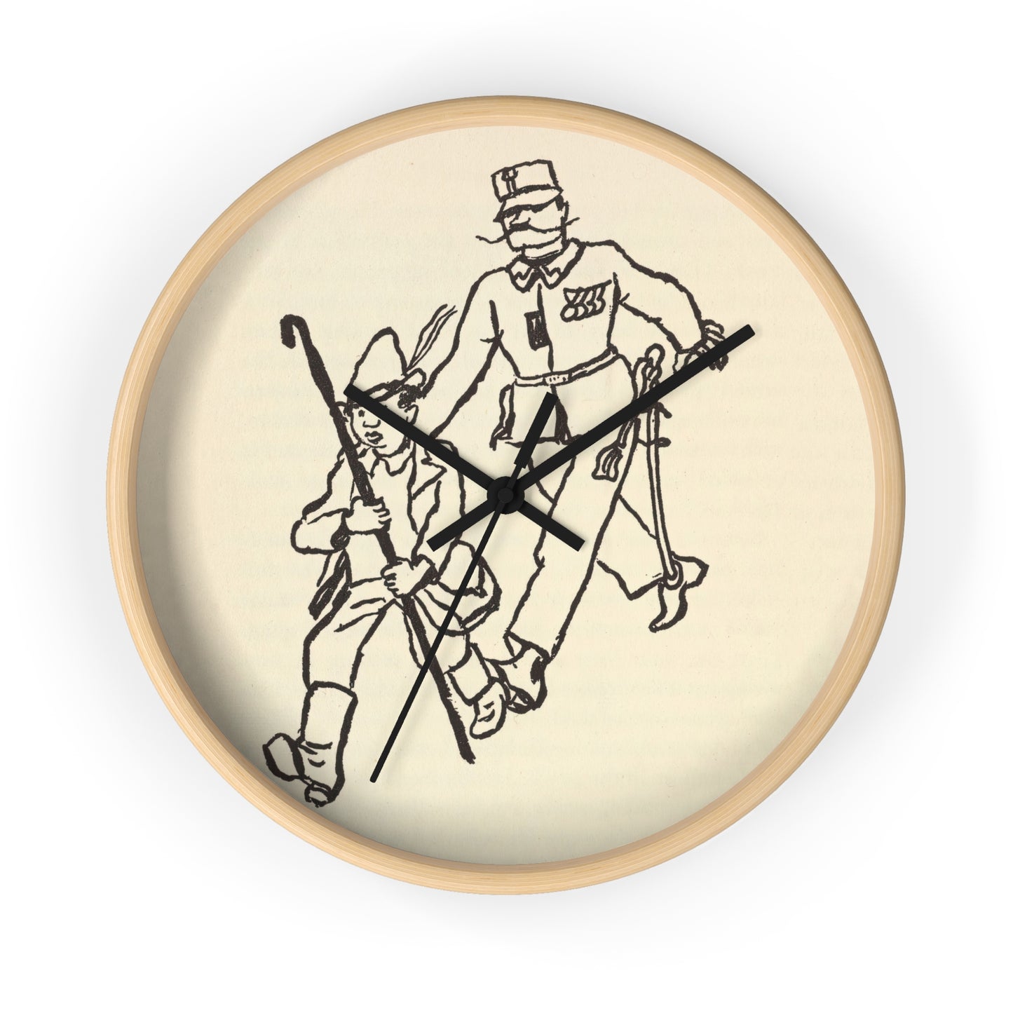 Who is Johnny? Pl.33 Wall Clock | Leopord Gedo-Quipham Collections