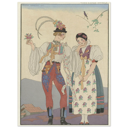 Le Coq du Village (1921) Art Print | George Barbier-Quipham Collections