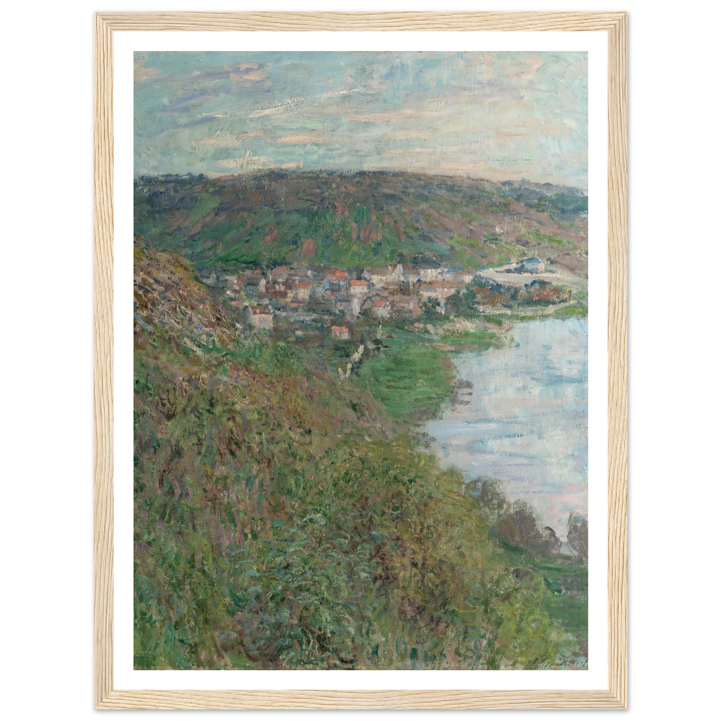 View of Vétheuil (1880) Art Print | Claude Monet-Quipham Collections