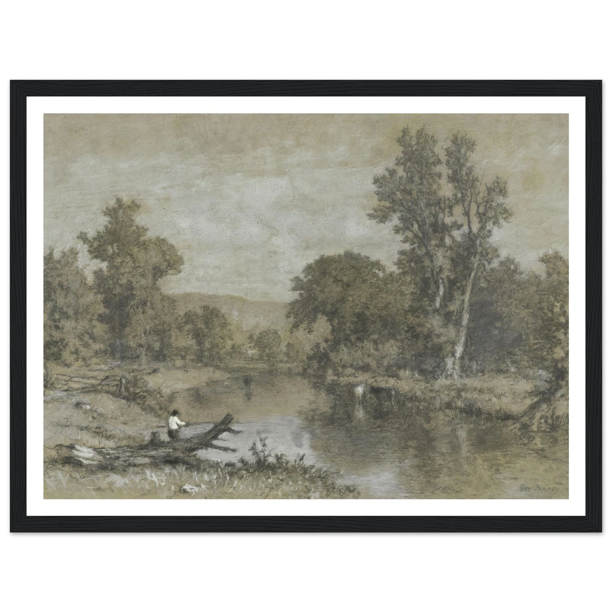 Milton, New York (ca. 1856) Art Print | George Inness-Quipham Collections
