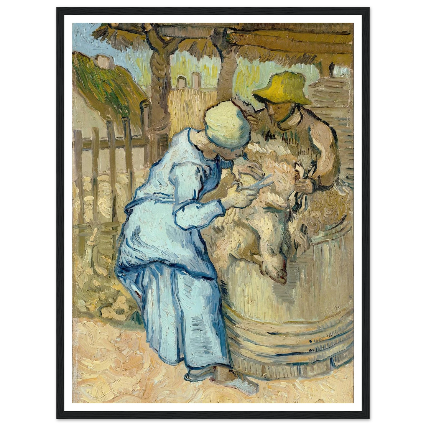 The Sheep-Shearer (After Millet) Art Print | Vincent van Gogh-Quipham Collections