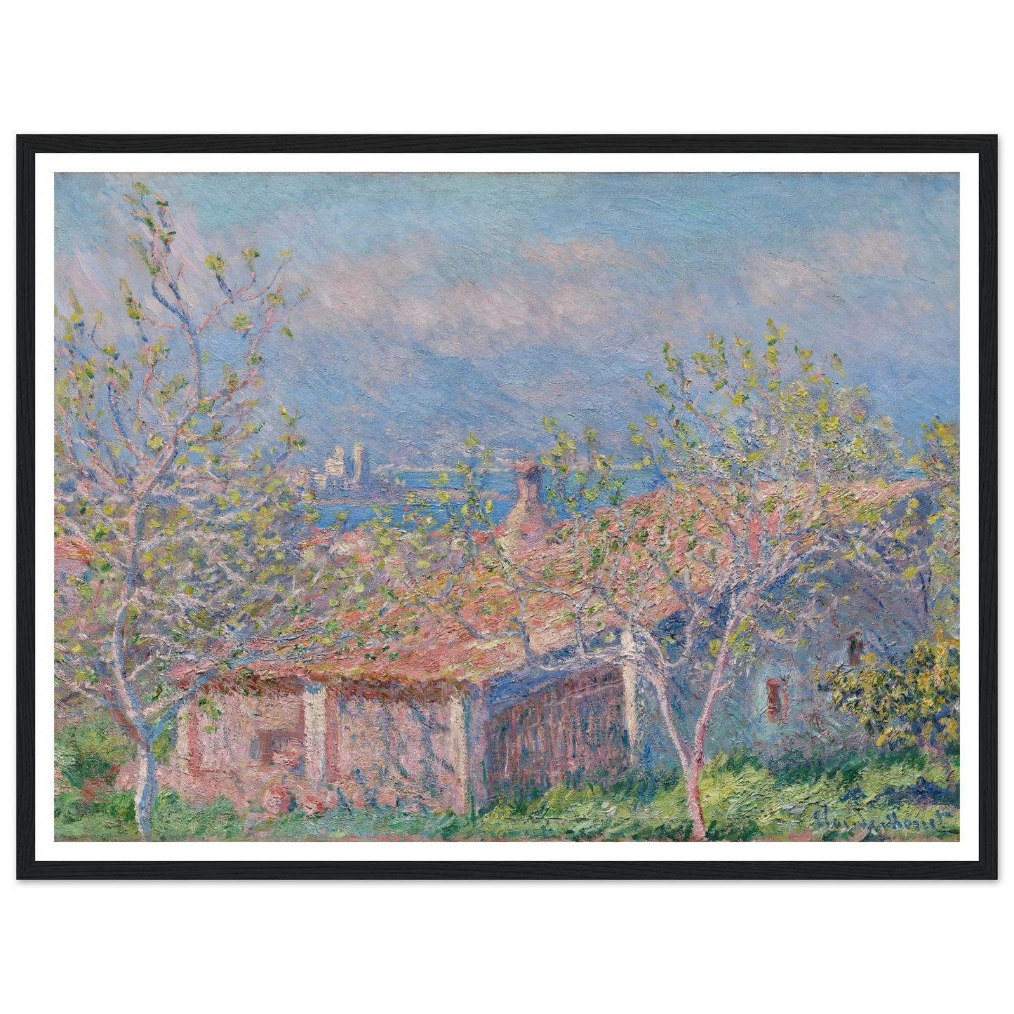 Gardener’s House at Antibes (1888) Art Print | Claude Monet-Quipham Collections