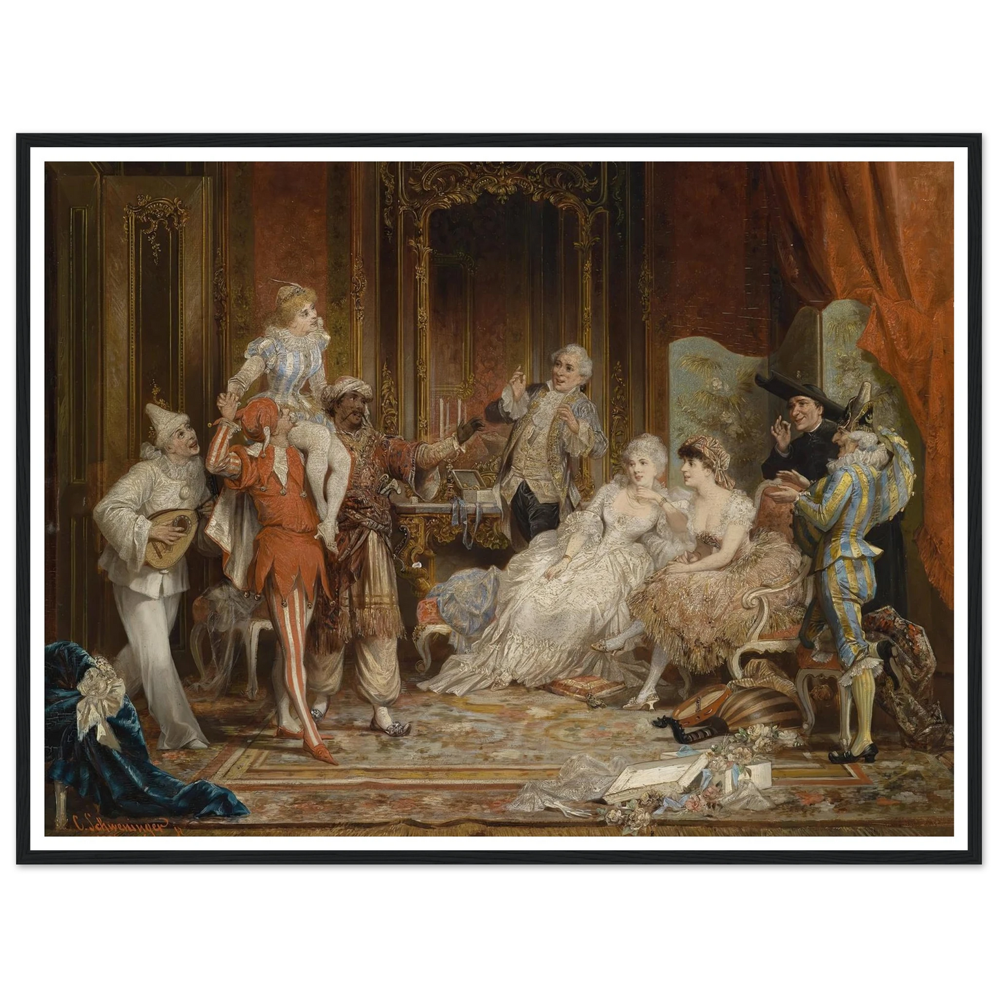 Karneval Art Print | Carl Schweninger Jr-Quipham Collections
