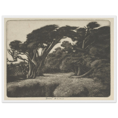 Cypress Bower (1920) Art Print | Ernest Haskell-Quipham Collections