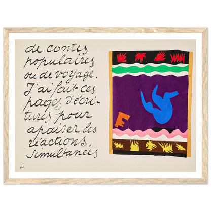 The toboggan (1947) Art Print | Henri Matisse-Quipham Collections