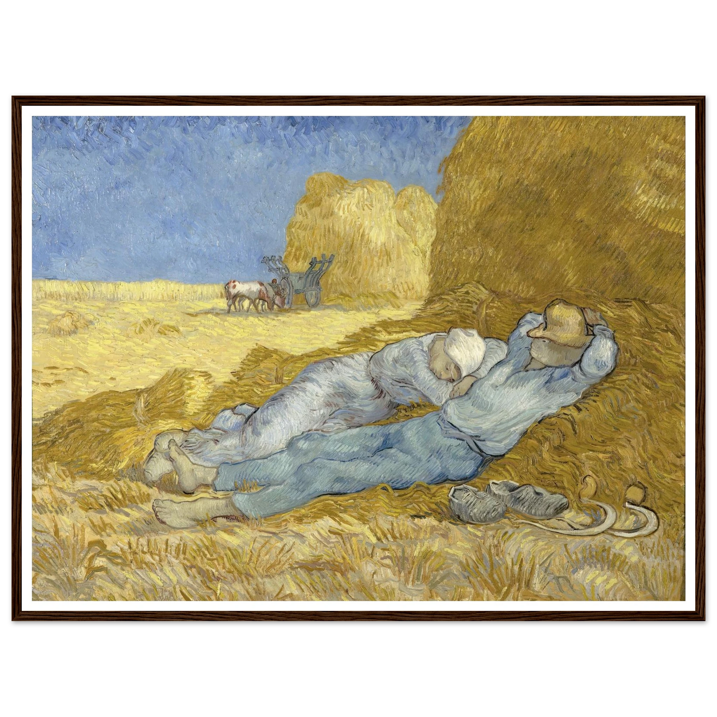The Siesta (After Millet) Art Print | Vincent van Gogh-Quipham Collections