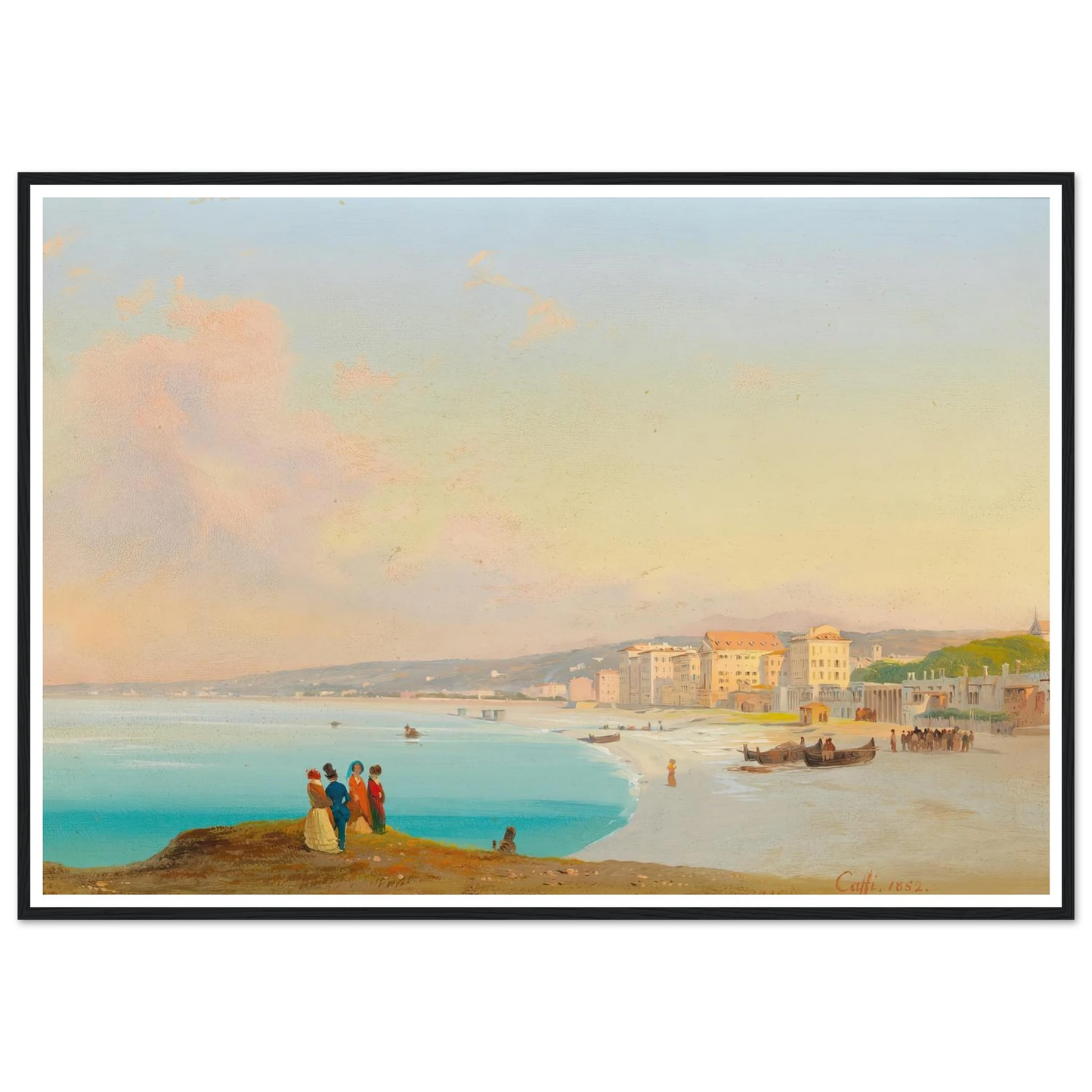 Nice (1852) Art Print | Ippolito Caffi-Quipham Collections