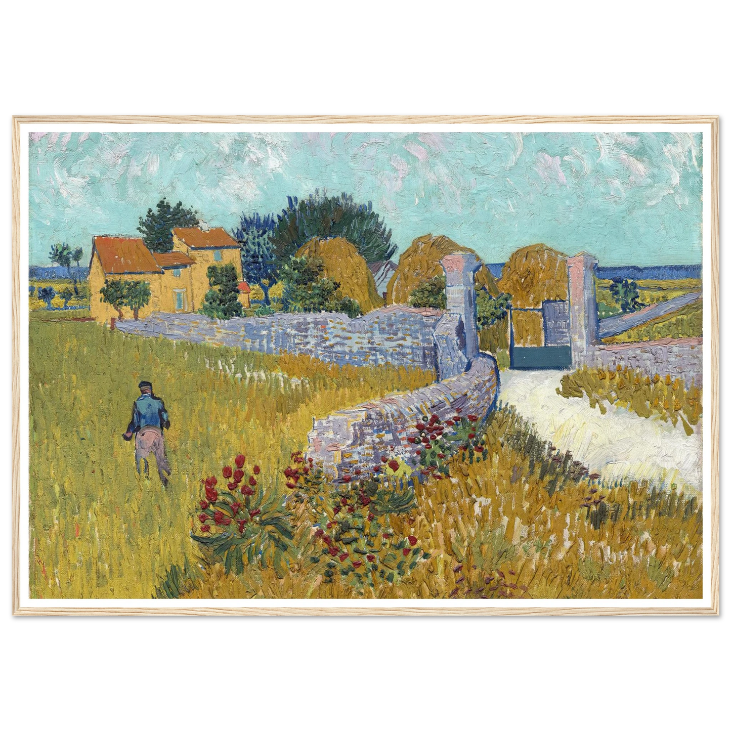 Farmhouse in Provence (1888) Art Print | Vincent van Gogh-Quipham Collections