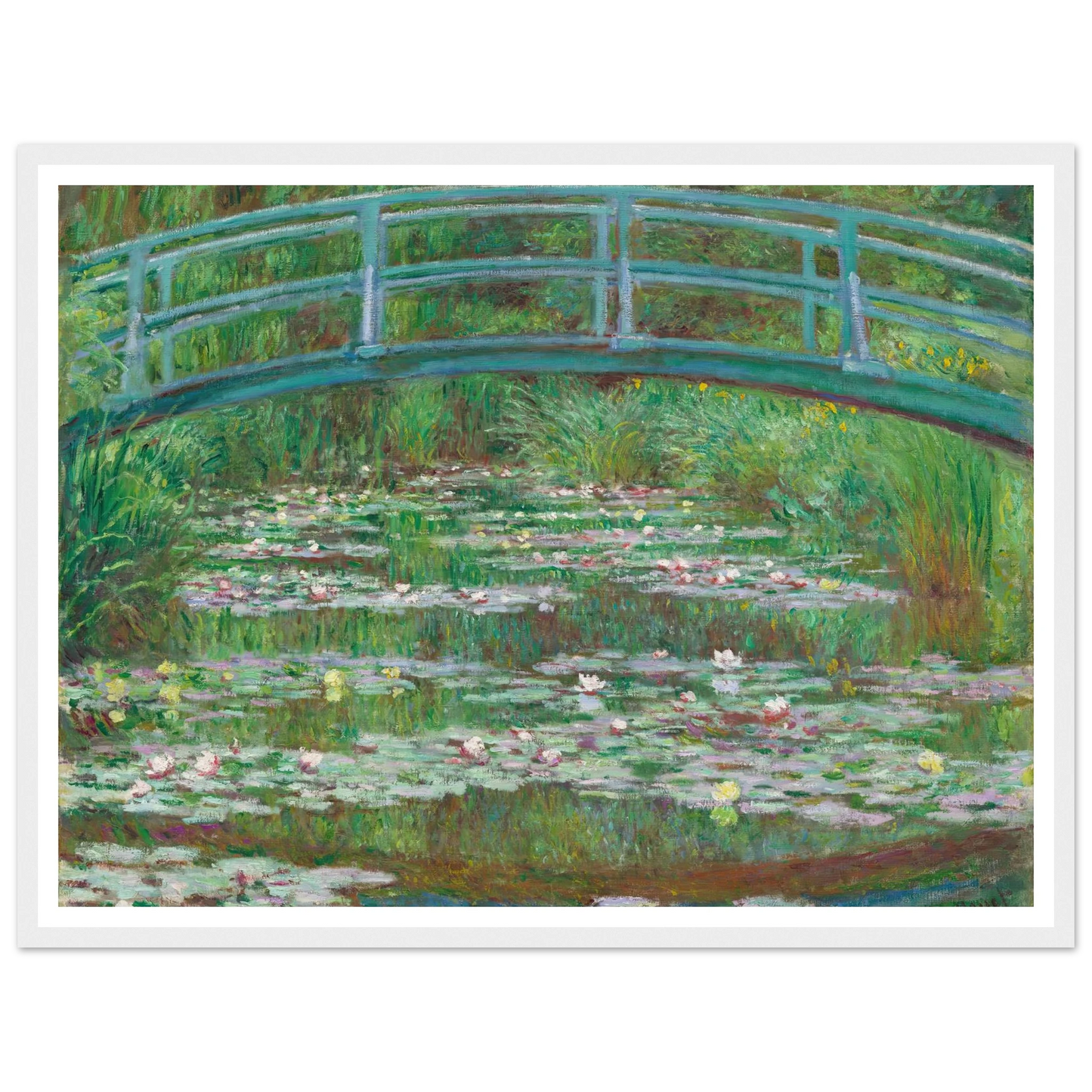 The Japanese Footbridge (1899) Art Print | Claude Monet-Quipham Collections
