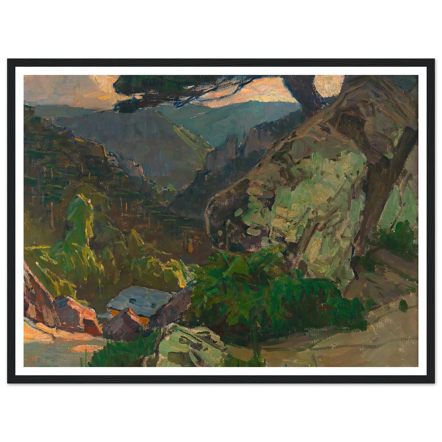 Blick in die Klausen bei Mödling (1942) Art Print | Carl Moll-Quipham Collections