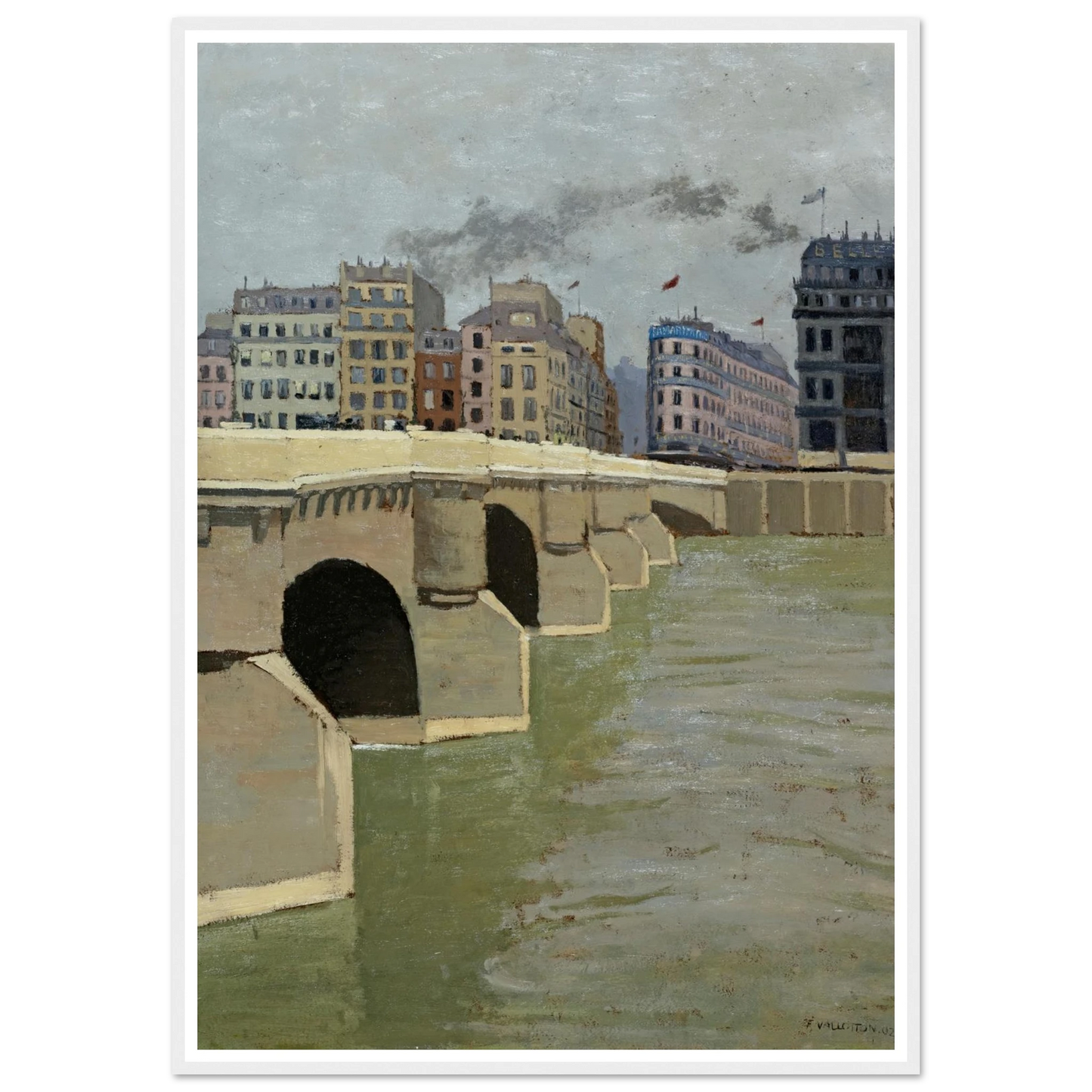 The Pont Neuf Bridge, 1902 Art Print | Felix Vallotton-Quipham Collections