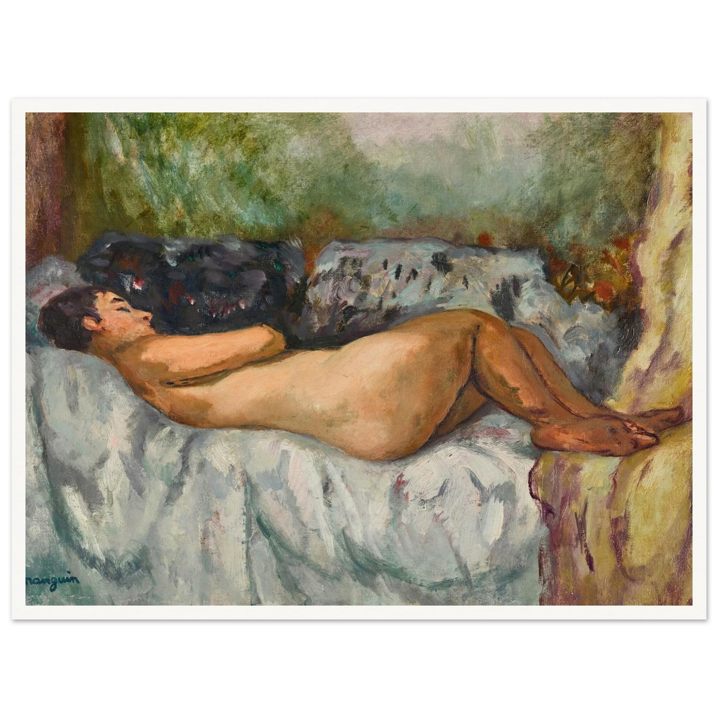 Jeanne; Nu allongé (1931) Art Print | Henri Manguin-Quipham Collections