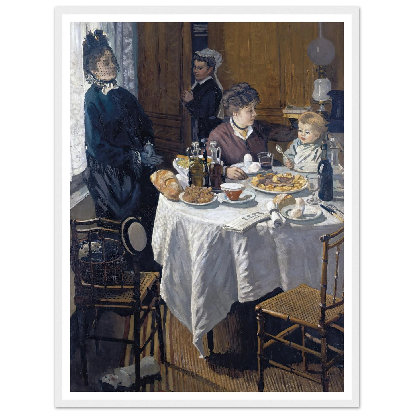 The Luncheon (1868 – 1869) Art Print | Claude Monet-Quipham Collections