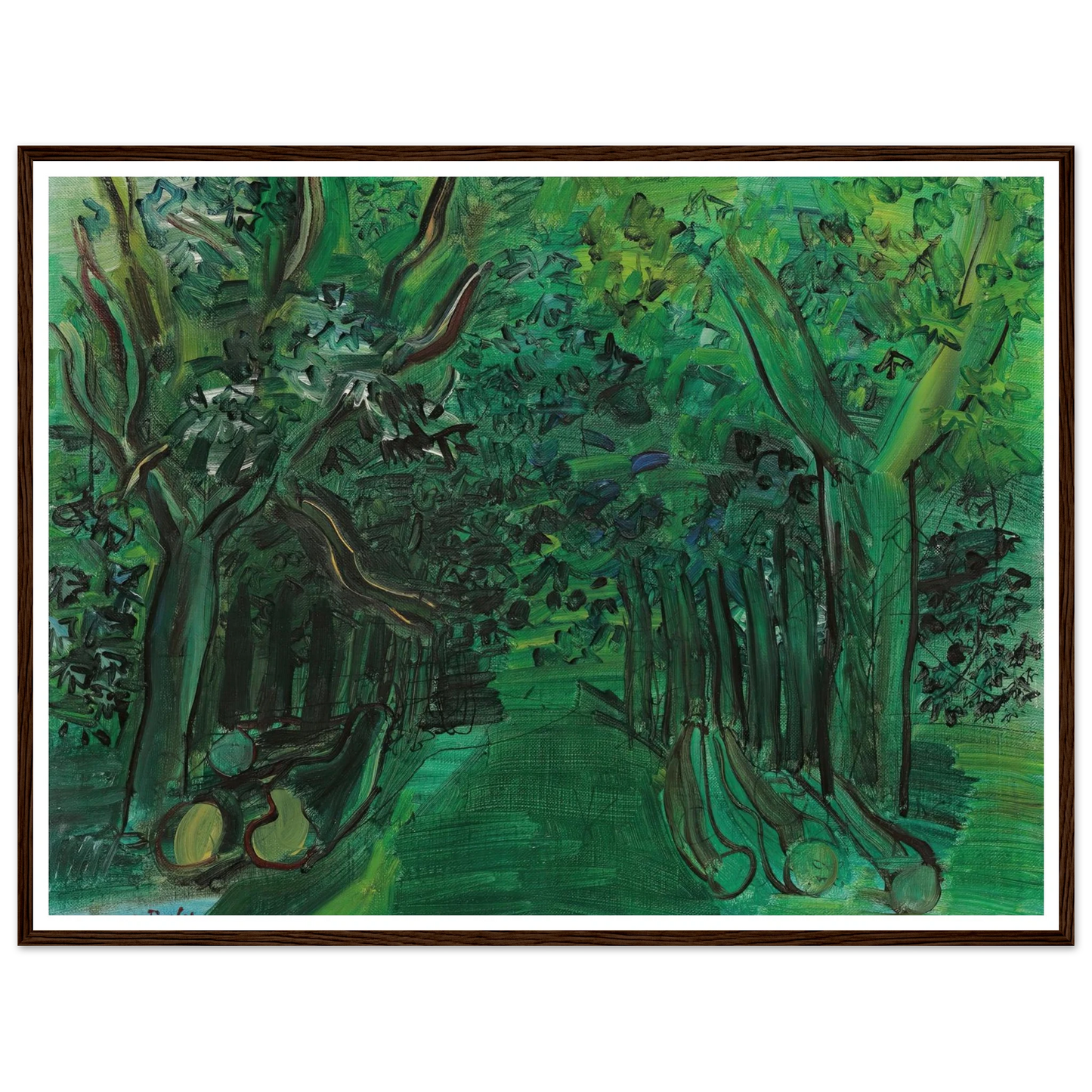 Route en forêt (circa 1930) Art Print | Raoul Dufy-Quipham Collections