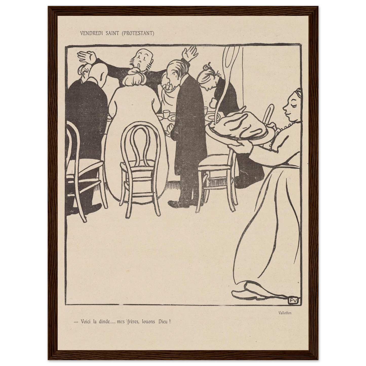 17 avril 1903 Art Print | Felix Vallotton-Quipham Collections