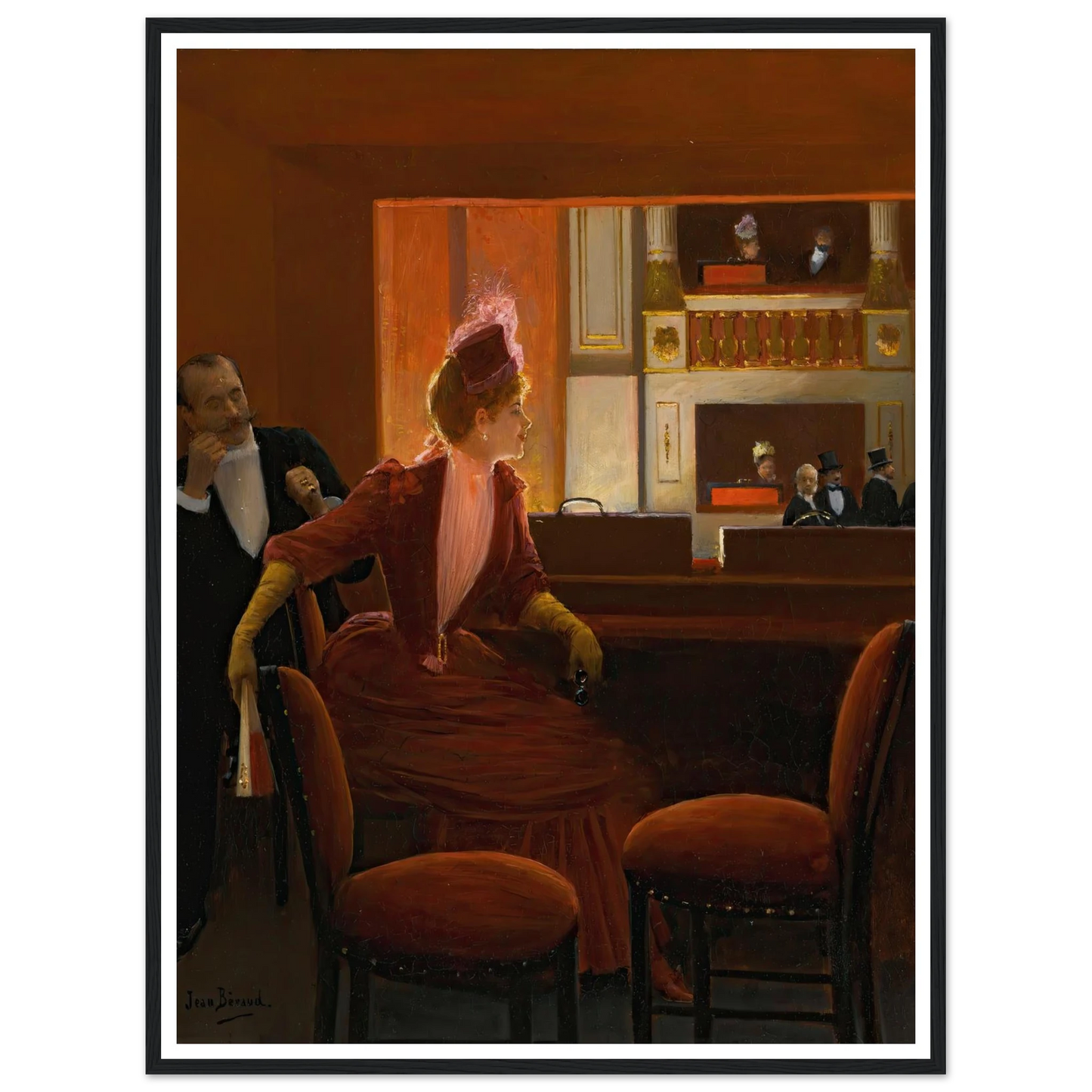 La Loge Art Print | Jean Beraud-Quipham Collections