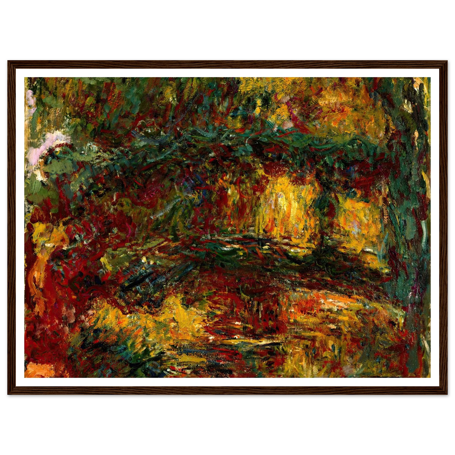The Japanese Footbridge, Giverny (circa 1922) Art Print | Claude Monet-Quipham Collections